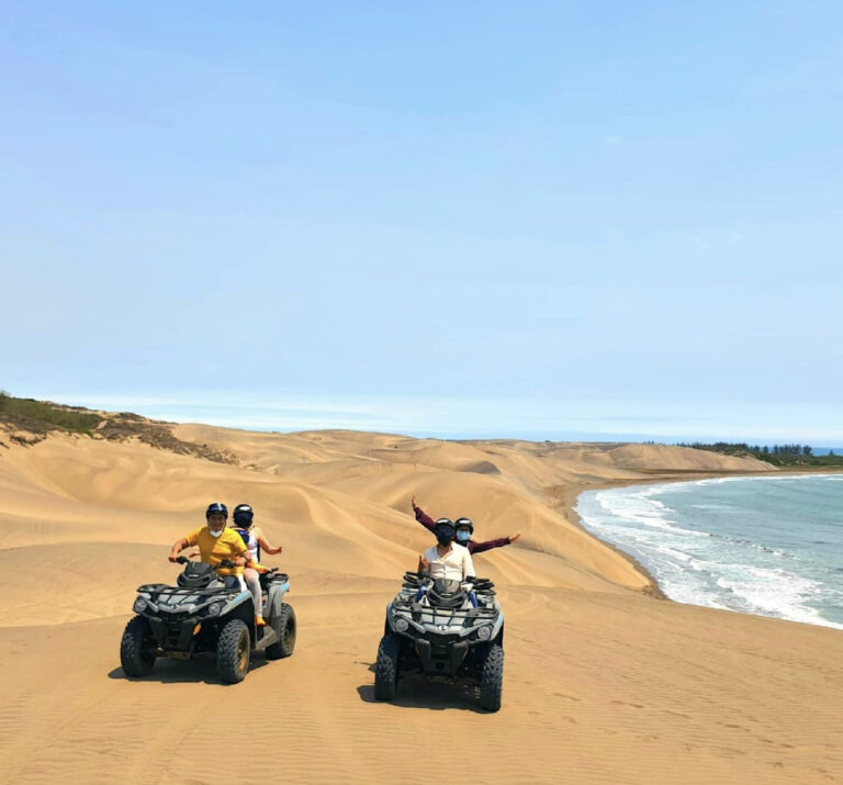 cuatrimotos en playa chachalacas