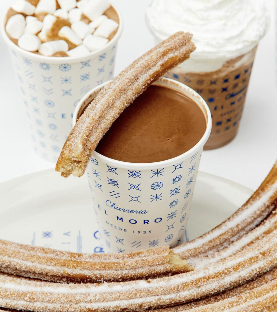 churros con chocolate 