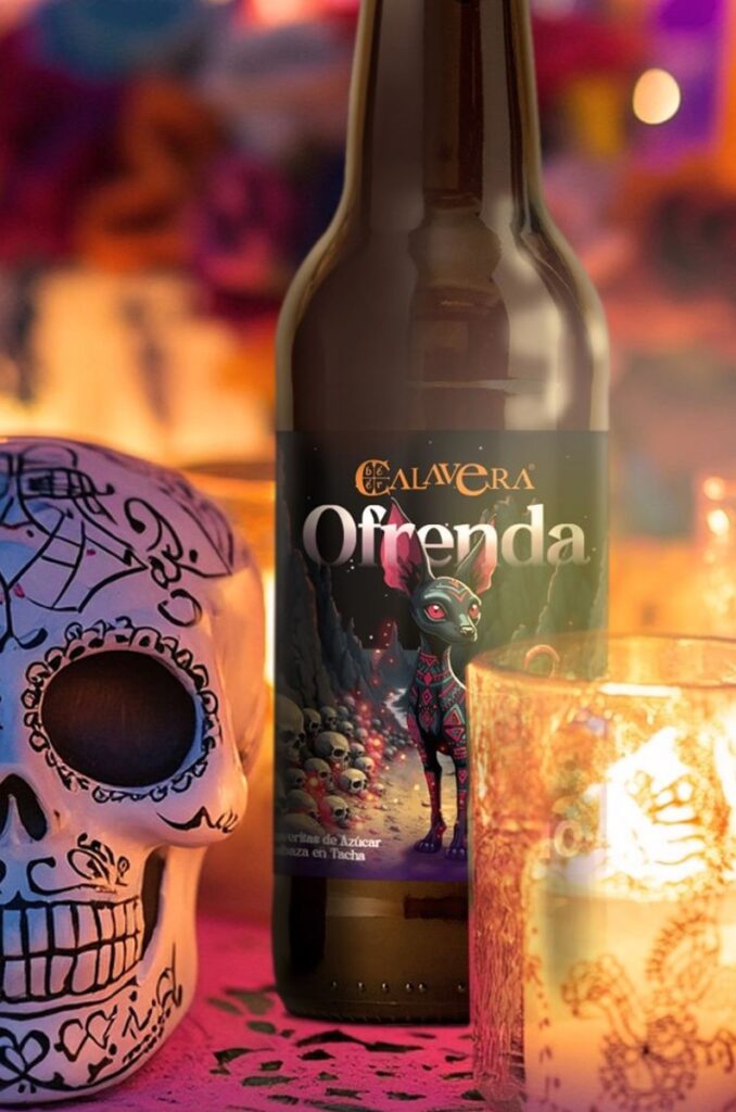 Cervecería Calavera edición Día de Muertos