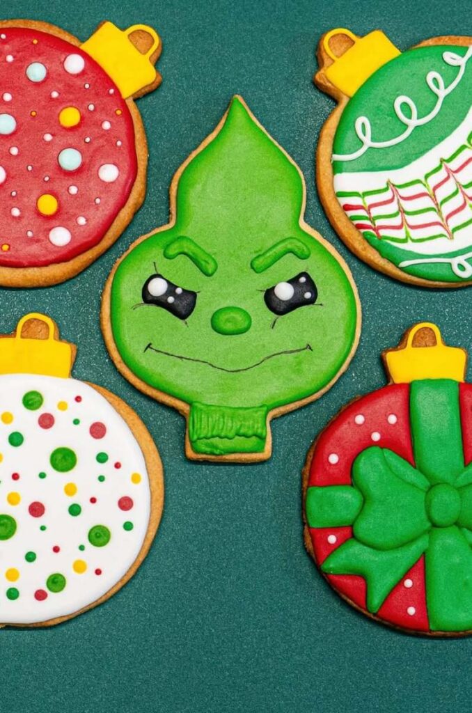 Galletas del Grinch en Cardín Pastelería